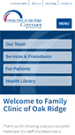 Mobile Screenshot of familyclinicoakridge.com
